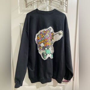 Pro club custom 1/1 2shae graffiti pullover 2xl black sweater pillhead